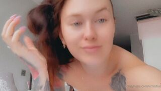 xmishacrossx fluffy bitch with glasses masturbates pussy