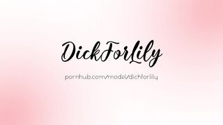 cutie lily fucks herself hard