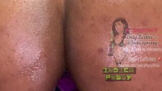 therealindicapussy desired chick caresses juicy holes