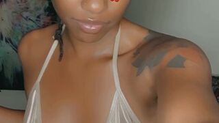 therealindicapussy beauty caresses her tits and pussy