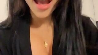 cjmiles onlyfans charming girl strips in front of the camera