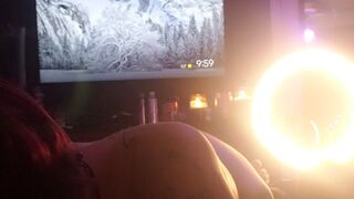 synful420 cute lady gently massages pussy