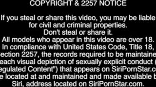 SiriPornStar onlyfans appetizing babe rides on the phallus