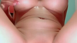 cjmiles onlyfans juicy chick fingers her shaved holes