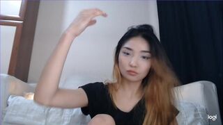 zai_zai hot brunette posing in stockings