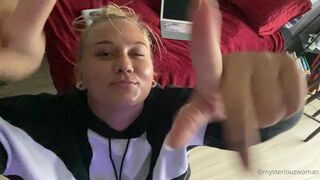 mysteriouzwoman onlyfans harsh woman caresses her breasts