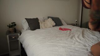 evelynuncovered onlyfans cute coquette strips in the kitchen