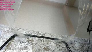 only_julia crazy chick masturbates both holes
