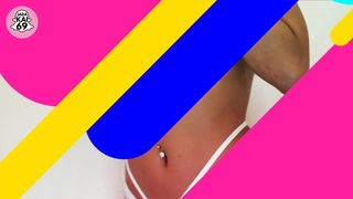 Jada Kai cute babe having fun in fries