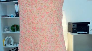 jenny_wet_ pleasant babe touches sexual lips with fingers