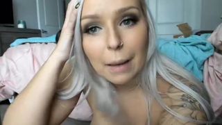 kissmytitspls openwork babe masturbates cap