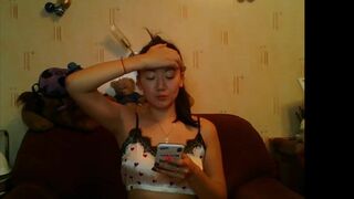 ops_hotty bitch drummed with glass dick