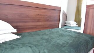 kendraros shy slut caresses shaved cunt