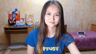 kawaii__girl naughty brunette is petting natural tits