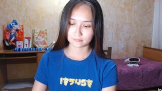 kawaii__girl Incendiary lady relishly masturbates both holes