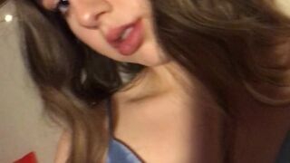 Princess Violette sultry woman fiercely jerks her pussy