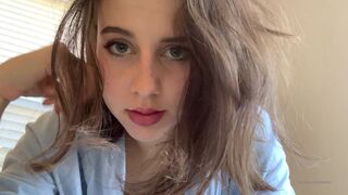 Princess Violette openwork babe turns with juicy tits