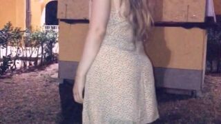 Princess Violette cute bitch masturbates with a vibrator