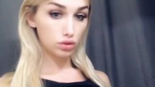 Luna Love gorgeous confused caresses pussy