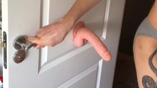 Tiffany Towers bitch in uniform touches nipples