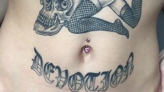 Tiffany Towers gentle erotic spinning at the chair