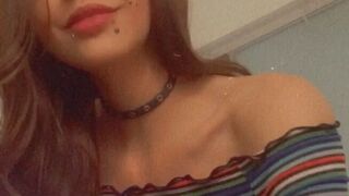 Chloe Night  busty female pleases herself with sex toy