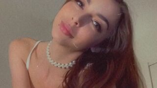 Chloe Night  dark haired bitch gently pulls pussy