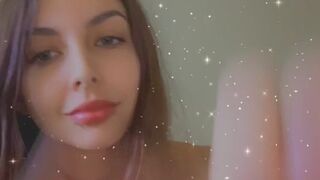 Chloe Night  cute young lady puts on big tits