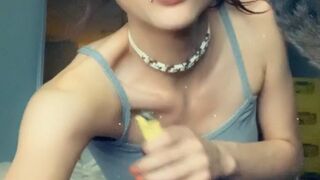 Chloe Night  fucks herself hard