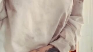 Baby Bean (lazybutthead) OnlyFans young slut gets naked before boobs