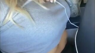 Alexa Mastrangelo (( vikingbarbie)  adorable bitch riding a dildo