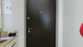 My perfect slut caresses beautiful boobs