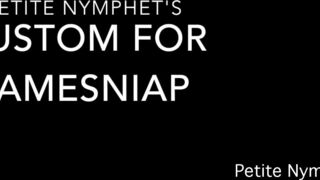 Custom charming babe undresses and jerks off