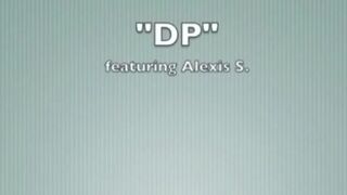 AleXis attractive chick diligently licks dildo