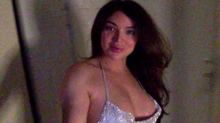 tsmirandakerr  masturbating with a tampon in pussy