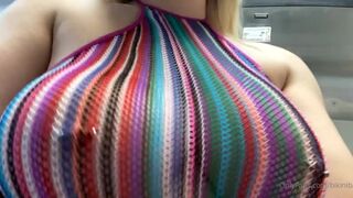 bikinibabyb a dolly shows her chest