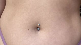 bikinibabyb caresses his magnificent body