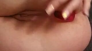 xmandyfoxxx  brilliant bitch jerks both holes