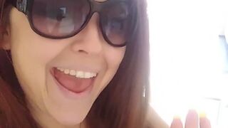 xmandyfoxxx  cute chick jerking her pussy with a phallus