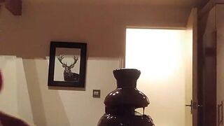 xmandyfoxxx  the obstinate babe works the body with oil