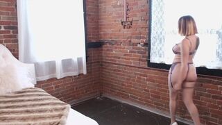 nickeyhuntsman  modest slut tells interesting stories on camera