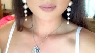 Venus Lux  cute bitch gently fingering pussy