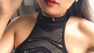 Venus Lux  Busty Asian passionately fucks with a guy