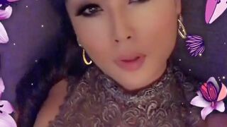 Venus Lux  naughty brunette fucks with a dildo