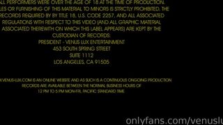 Venus Lux  coquette shows shaved holes