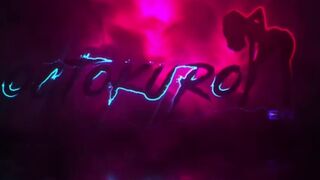 Octokuro cute babe in stockings massages vagina with hand