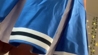 Penny_Petite passionate bitches saddled the phallus