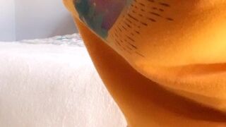 jconbreezy cute passion pulls the cap with his fingers