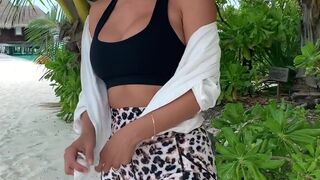 anacheri the charming doll fun dancing in front of the camera