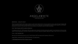 Angela adorable chick pulls vagina